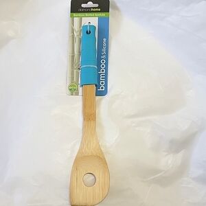 🍎 Nwt Bamboo & Silicone Slotted Spatula Eco Life